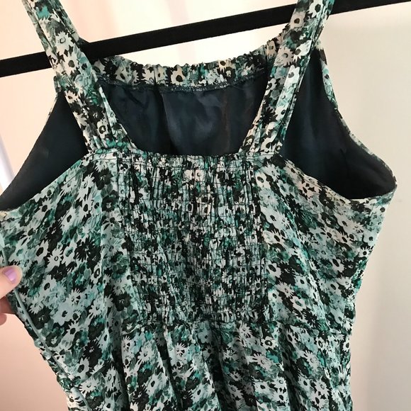 Green Floral Dress - Picture 3 of 4